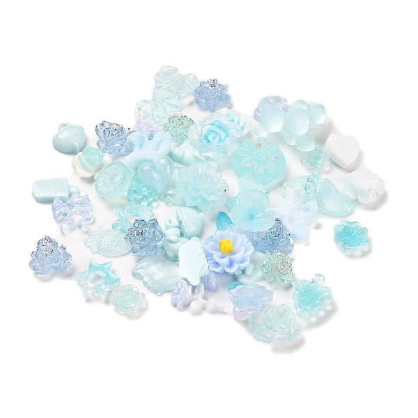 PandaHall Luminous Resin Decoden Cabochons, Glow in the Dark Flower Mixed Shapes, Light Sky Blue, 6~15x7~12x2~6.5mm, about 3000pcs/set Resin...
PandaHall Luminous Resin Decoden Cabochons, Glow in the Dark Flower Mixed Shapes, Light Sky Blue, 6~15x7~12x2~6.5mm, about 3000pcs/set Resin...