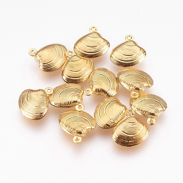 PandaHall 304 Stainless Steel Pendants, Shell, Golden, 14x13x4mm, Hole: 1mm 304 Stainless Steel Shell Shape
PandaHall 304 Stainless Steel Pendants, Shell, Golden, 14x13x4mm, Hole: 1mm 304 Stainless Steel Shell Shape