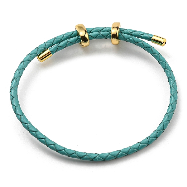 PandaHall Leather Braided Cord Bracelets, Adjustable Bracelet, Dark Cyan, Inner Diameter: 5/8~2-7/8 inch(1.5~7.3cm) Leather
PandaHall Leather Braided Cord Bracelets, Adjustable Bracelet, Dark Cyan, Inner Diameter: 5/8~2-7/8 inch(1.5~7.3cm) Leather