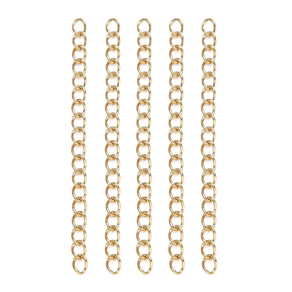 PandaHall 304 Stainless Steel Chain Extenders, Real 18K Gold Plated, 47~53x3mm 304 Stainless Steel
PandaHall 304 Stainless Steel Chain Extenders, Real 18K Gold Plated, 47~53x3mm 304 Stainless Steel
