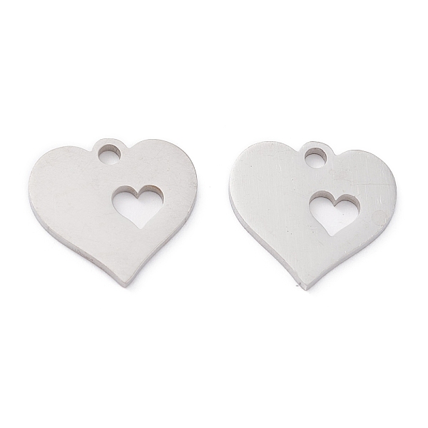 PandaHall 201 Stainless Steel Pendants, Laser Cut, Manual Polishing, Heart, Stainless Steel Color, 12x13x1mm, Hole: 1.6mm 201 Stainless...
PandaHall 201 Stainless Steel Pendants, Laser Cut, Manual Polishing, Heart, Stainless Steel Color, 12x13x1mm, Hole: 1.6mm 201 Stainless...