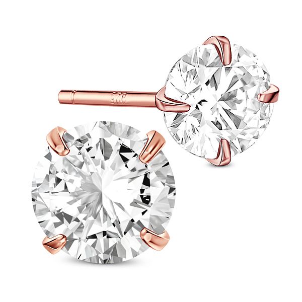 PandaHall SHEGRACE 925 Sterling Silver Ear Studs, with AAA Cubic Zirconia, Clear, 3mm Sterling Silver Clear
PandaHall SHEGRACE 925 Sterling Silver Ear Studs, with AAA Cubic Zirconia, Clear, 3mm Sterling Silver Clear