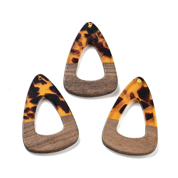 PandaHall Walnut Wood & Resin Pendants, Teardrop, Dark Orange, 44.5x30x3.5mm, Hole: 2mm Wood Teardrop
PandaHall Walnut Wood & Resin Pendants, Teardrop, Dark Orange, 44.5x30x3.5mm, Hole: 2mm Wood Teardrop