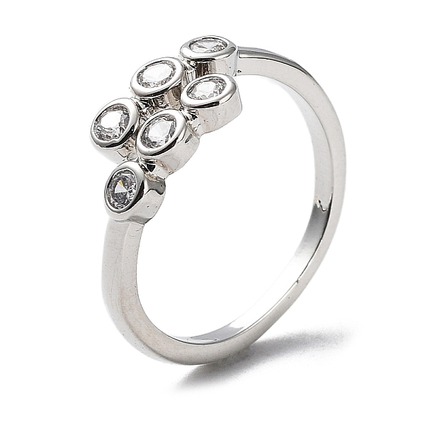 PandaHall Brass Micro Pave Clear Cubic Zirconia Cuff Rings for Women, Flat Round, Platinum, US Size 6(16.5mm) Brass+Cubic Zirconia Flat...
PandaHall Brass Micro Pave Clear Cubic Zirconia Cuff Rings for Women, Flat Round, Platinum, US Size 6(16.5mm) Brass+Cubic Zirconia Flat...