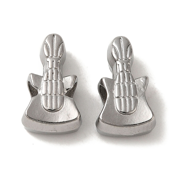 PandaHall 304 Stainless Steel European Beads, Large Hole Beads, Guitar, Stainless Steel Color, 14x8x5.5mm, Hole: 4.5x4mm 304 Stainless Steel...
PandaHall 304 Stainless Steel European Beads, Large Hole Beads, Guitar, Stainless Steel Color, 14x8x5.5mm, Hole: 4.5x4mm 304 Stainless Steel...