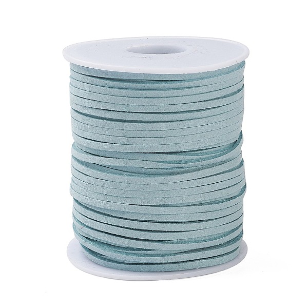 PandaHall 45M Faux Suede Cord, Faux Suede Lace, Aqua, 2~2.5x1.5~2mm, about 50 Yards(45m)/Roll Faux Suede Cyan
PandaHall 45M Faux Suede Cord, Faux Suede Lace, Aqua, 2~2.5x1.5~2mm, about 50 Yards(45m)/Roll Faux Suede Cyan