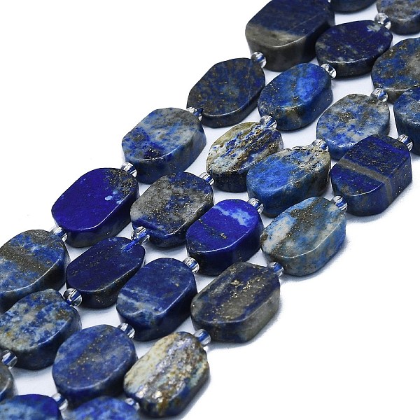 PandaHall Natural Lapis Lazuli Beads Strands, Rectangle, 15~17x10~13x5~7mm, Hole: 1mm, about 22pcs/strand, 15.94 inch(40.5cm) Lapis Lazuli...
PandaHall Natural Lapis Lazuli Beads Strands, Rectangle, 15~17x10~13x5~7mm, Hole: 1mm, about 22pcs/strand, 15.94 inch(40.5cm) Lapis Lazuli...