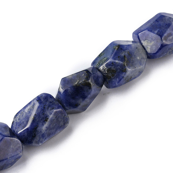 PandaHall Natural Sodalite Beads Strands, Faceted, Nuggets, 16~17x11~13x11~13mm, Hole: 1.5mm, about 13pcs/strand, 8.46~8.58 inch...
PandaHall Natural Sodalite Beads Strands, Faceted, Nuggets, 16~17x11~13x11~13mm, Hole: 1.5mm, about 13pcs/strand, 8.46~8.58 inch...