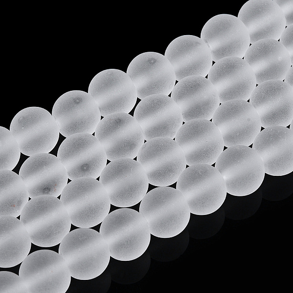PandaHall Transparent Glass Beads Strands, Frosted, Round, Clear, 6~6.5mm, Hole: 1.4mm, about 67~70pcs/strand, 14.76 inch~15.16 inch...
PandaHall Transparent Glass Beads Strands, Frosted, Round, Clear, 6~6.5mm, Hole: 1.4mm, about 67~70pcs/strand, 14.76 inch~15.16 inch...