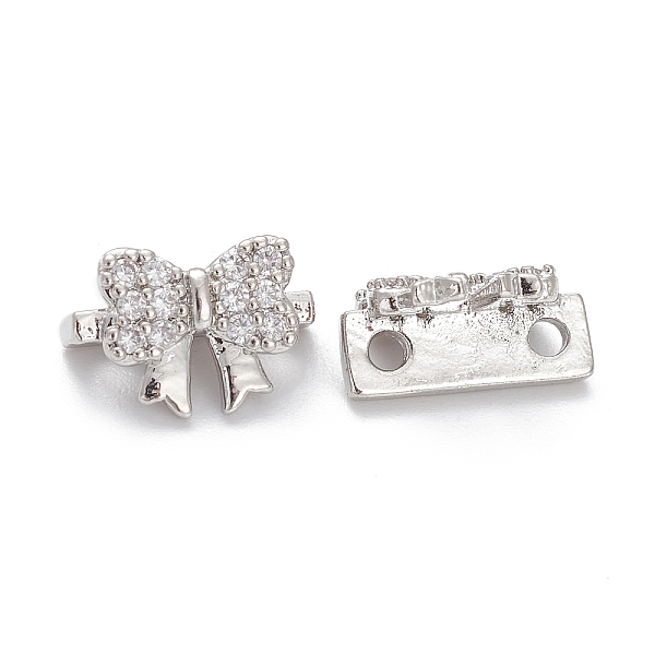PandaHall Rack Plating Brass Pave Cubic Zirconia Slide Charms, Cadmium Free & Lead Free, Long-Lasting Plated, Bowknot, Platinum, 7x10x5mm..., Clear
PandaHall Rack Plating Brass Pave Cubic Zirconia Slide Charms, Cadmium Free & Lead Free, Long-Lasting Plated, Bowknot, Platinum, 7x10x5mm..., Clear