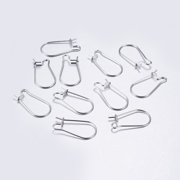 PandaHall 304 Stainless Steel Hoop Earrings, Stainless Steel Color, 20 Gauge, 20x9~12x2.5mm, Pin: 0.8mm 304 Stainless Steel
PandaHall 304 Stainless Steel Hoop Earrings, Stainless Steel Color, 20 Gauge, 20x9~12x2.5mm, Pin: 0.8mm 304 Stainless Steel