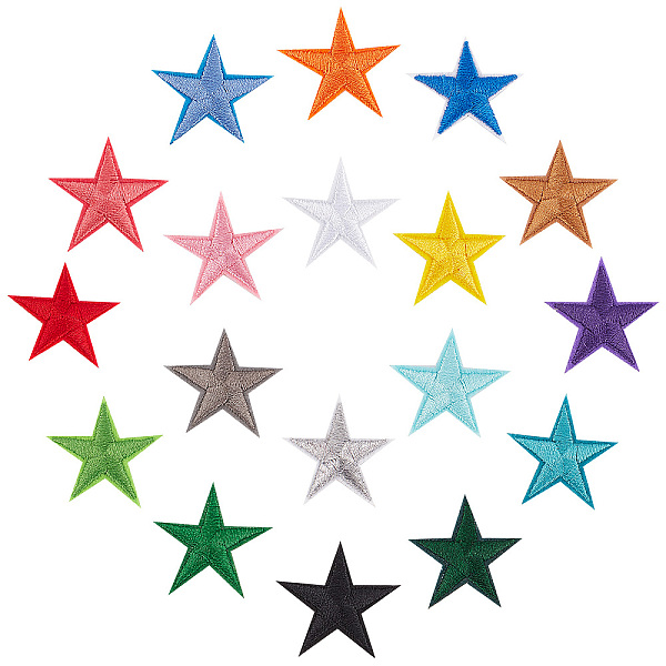 PandaHall Gorgecraft 90Pcs 18 Colors Computerized Embroidery Cloth Iron on/Sew on Patches, Applique DIY Costume Accessory, Star, Mixed Color..., Multicolor
PandaHall Gorgecraft 90Pcs 18 Colors Computerized Embroidery Cloth Iron on/Sew on Patches, Applique DIY Costume Accessory, Star, Mixed Color..., Multicolor