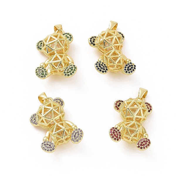 PandaHall Brass Micro Pave Cubic Zirconia Pendants, 3D Origami Bear Charm, Golden, Mixed Color, 32x18x10mm, Hole: 5x4mm Brass+Cubic Zirconia..., Multicolor
PandaHall Brass Micro Pave Cubic Zirconia Pendants, 3D Origami Bear Charm, Golden, Mixed Color, 32x18x10mm, Hole: 5x4mm Brass+Cubic Zirconia..., Multicolor