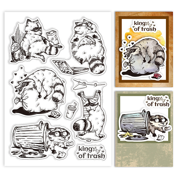 PandaHall Custom PVC Plastic Clear Stamps, for DIY Scrapbooking, Photo Album Decorative, Cards Making, Raccoon, 160x110x3mm Plastic Raccoon...
PandaHall Custom PVC Plastic Clear Stamps, for DIY Scrapbooking, Photo Album Decorative, Cards Making, Raccoon, 160x110x3mm Plastic Raccoon...