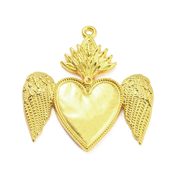 PandaHall Alloy Pendant Rhinestone Settings, Heart with Wings, Golden, Fit for Rhinestone: 1.4mm, 43x42x3mm, Hole: 1.7mm Alloy Heart
PandaHall Alloy Pendant Rhinestone Settings, Heart with Wings, Golden, Fit for Rhinestone: 1.4mm, 43x42x3mm, Hole: 1.7mm Alloy Heart