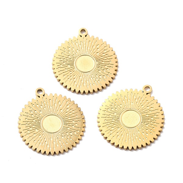 PandaHall Ion Plating(IP) 316 Surgical Stainless Steel Pendants, Gear, Golden, 20x18x1mm, Hole: 1.4mm 316 Surgical Stainless Steel Gear
PandaHall Ion Plating(IP) 316 Surgical Stainless Steel Pendants, Gear, Golden, 20x18x1mm, Hole: 1.4mm 316 Surgical Stainless Steel Gear