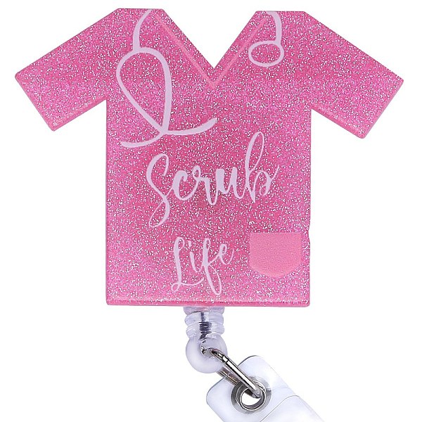 PandaHall Glittered Acrylic & ABS Plastic Badge Reel, Retractable Badge Holder, Clothes, 101mm, Clothes: 48.5x62mm Acrylic Clothes
PandaHall Glittered Acrylic & ABS Plastic Badge Reel, Retractable Badge Holder, Clothes, 101mm, Clothes: 48.5x62mm Acrylic Clothes