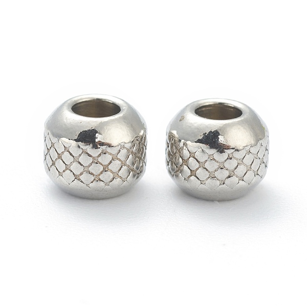 PandaHall 202 Stainless Steel Beads, Rondelle, Fancy Cut, Stainless Steel Color, 6x5mm, Hole: 2.8mm 202 Stainless Steel Rondelle
PandaHall 202 Stainless Steel Beads, Rondelle, Fancy Cut, Stainless Steel Color, 6x5mm, Hole: 2.8mm 202 Stainless Steel Rondelle