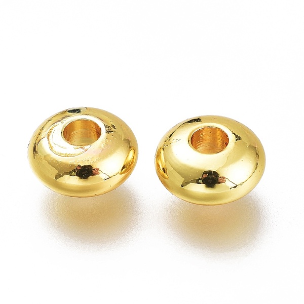 PandaHall Brass Spacer Beads, Long-Lasting Plated, Disc, Golden, 4.7x2mm, Hole: 1.4mm Brass Disc
PandaHall Brass Spacer Beads, Long-Lasting Plated, Disc, Golden, 4.7x2mm, Hole: 1.4mm Brass Disc