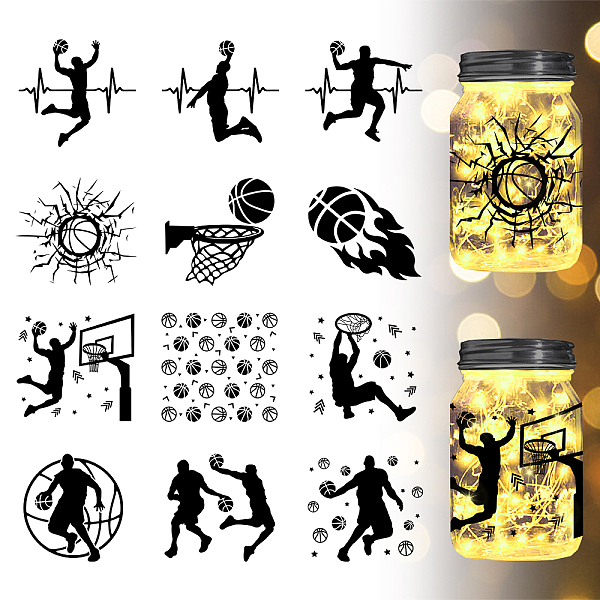 PandaHall 12 Style Silhouette Paper, for Lighting Decoration, Paper Cut Light Box, Rectangle, Basketball Pattern, 90x100mm, 12pcs/set PVC...
PandaHall 12 Style Silhouette Paper, for Lighting Decoration, Paper Cut Light Box, Rectangle, Basketball Pattern, 90x100mm, 12pcs/set PVC...