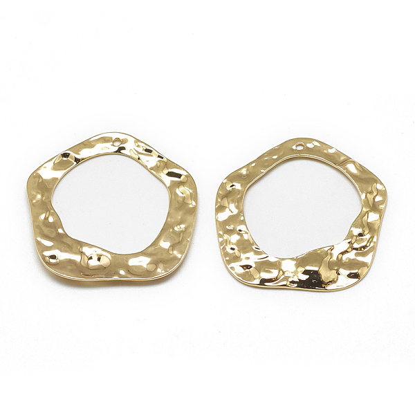 PandaHall Brass Pendants, Pentagon, Real 18K Gold Plated, 31x30x1mm, Hole: 1mm Brass Polygon
PandaHall Brass Pendants, Pentagon, Real 18K Gold Plated, 31x30x1mm, Hole: 1mm Brass Polygon