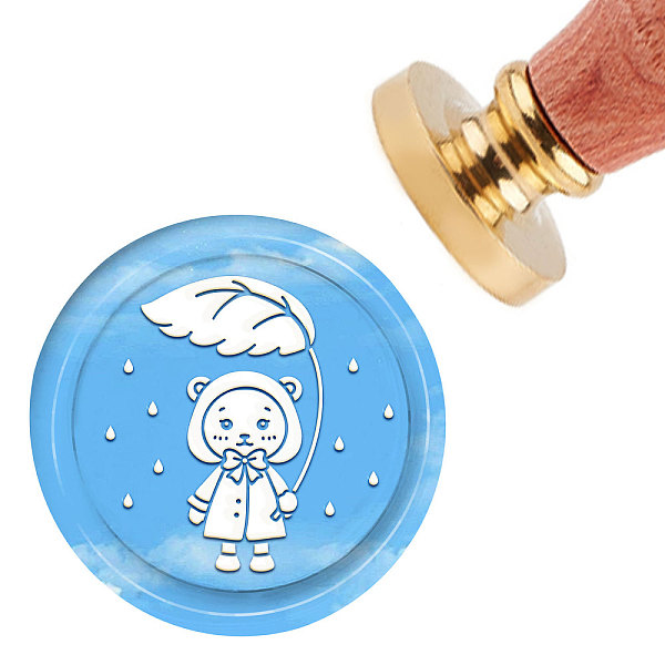 PandaHall CRASPIRE Wax Seal Stamp Bear in Raincoat Sealing Wax Stamp 30mm Removable Brass Head Sealing Stamp with Wooden Handle for...
PandaHall CRASPIRE Wax Seal Stamp Bear in Raincoat Sealing Wax Stamp 30mm Removable Brass Head Sealing Stamp with Wooden Handle for...