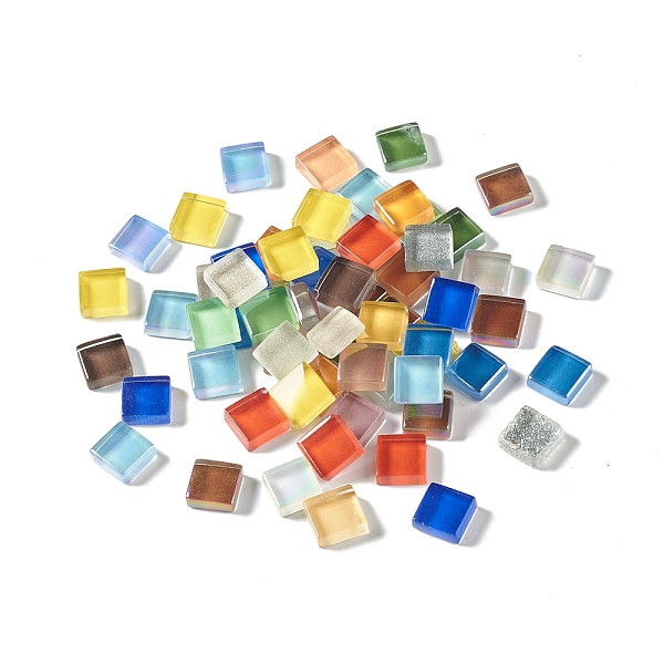 PandaHall Mosaic Tiles Glass Cabochons, for Home Decoration or DIY Crafts, Square, Mixed Color, 10x10x4mm, about 1000pcs/1000g Glass Square..., Multicolor
PandaHall Mosaic Tiles Glass Cabochons, for Home Decoration or DIY Crafts, Square, Mixed Color, 10x10x4mm, about 1000pcs/1000g Glass Square..., Multicolor