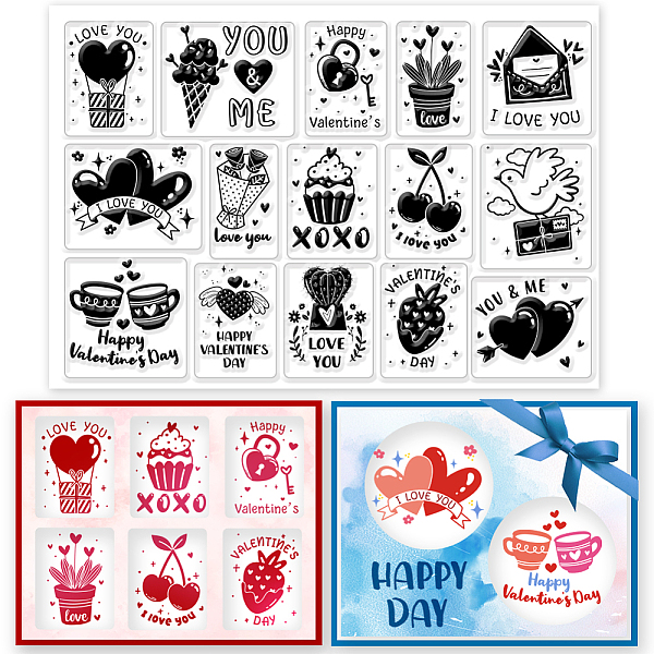 PandaHall Custom PVC Plastic Clear Stamps, for DIY Scrapbooking, Photo Album Decorative, Cards Making, Mixed Shapes, 160x110x3mm Plastic...
PandaHall Custom PVC Plastic Clear Stamps, for DIY Scrapbooking, Photo Album Decorative, Cards Making, Mixed Shapes, 160x110x3mm Plastic...