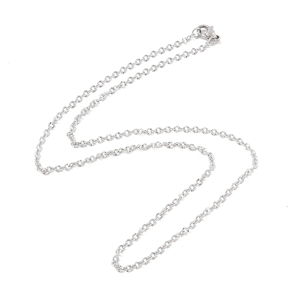 PandaHall 304 Stainless Steel Rolo Chains Necklace for Women, Stainless Steel Color, 17.83 inch(45.3cm) 304 Stainless Steel
PandaHall 304 Stainless Steel Rolo Chains Necklace for Women, Stainless Steel Color, 17.83 inch(45.3cm) 304 Stainless Steel