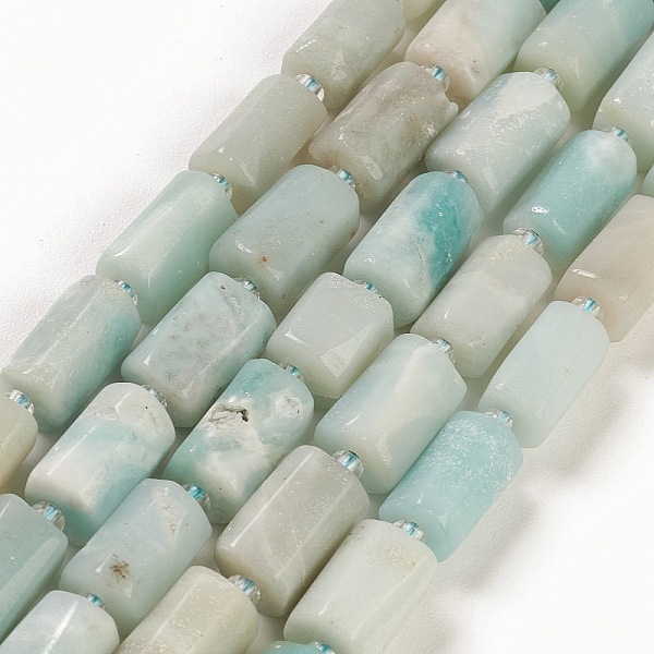 PandaHall Natural Flower Amazonite Beads Strands, with Seed Beads, Faceted, Column, 5.5~7.5mm, Hole: 0.7mm, about 26~33pcs/strand...
PandaHall Natural Flower Amazonite Beads Strands, with Seed Beads, Faceted, Column, 5.5~7.5mm, Hole: 0.7mm, about 26~33pcs/strand...