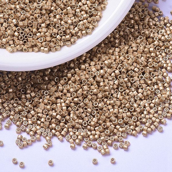 PandaHall MIYUKI Delica Beads, Cylinder, Japanese Seed Beads, 11/0, (DB1155) Galvanized Semi-Frosted Muscat, 1.3x1.6mm, Hole: 0.8mm, about..., Brown
PandaHall MIYUKI Delica Beads, Cylinder, Japanese Seed Beads, 11/0, (DB1155) Galvanized Semi-Frosted Muscat, 1.3x1.6mm, Hole: 0.8mm, about..., Brown