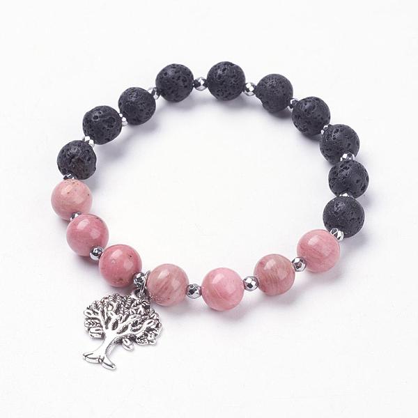 PandaHall Natural Lava Rock Beads Charm Bracelets, with Alloy Pendants, Natural Rhodonite and Non-magnetic Synthetic Hematite Beads, Burlap...
PandaHall Natural Lava Rock Beads Charm Bracelets, with Alloy Pendants, Natural Rhodonite and Non-magnetic Synthetic Hematite Beads, Burlap...