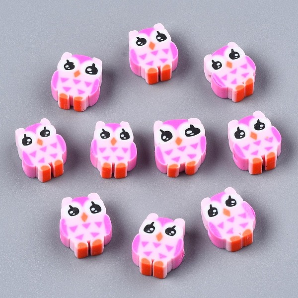 PandaHall Handmade Polymer Clay Beads, Owl, Lavender Blush, 9~10.5x8~10x4~5mm, Hole: 1.6mm Polymer Clay Owl
PandaHall Handmade Polymer Clay Beads, Owl, Lavender Blush, 9~10.5x8~10x4~5mm, Hole: 1.6mm Polymer Clay Owl