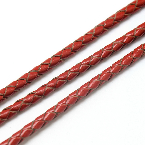PandaHall Leather Braided Cord, Red, 5mm, about 54.68 yards(50m)/bundle Leather Round Red
PandaHall Leather Braided Cord, Red, 5mm, about 54.68 yards(50m)/bundle Leather Round Red