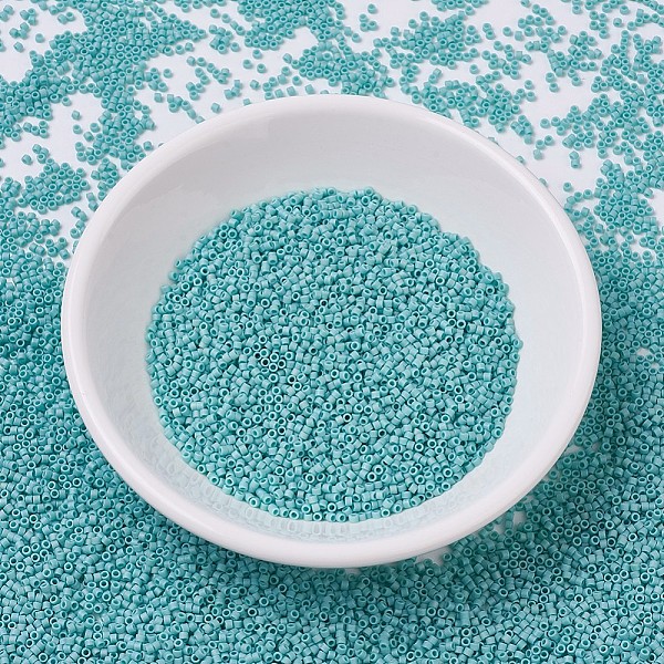 PandaHall MIYUKI Delica Beads Small, Cylinder, Japanese Seed Beads, 15/0, (DBS0878) Matte Opaque Turquoise Green AB, 1.1x1.3mm, Hole: 0.7mm..., Cyan
PandaHall MIYUKI Delica Beads Small, Cylinder, Japanese Seed Beads, 15/0, (DBS0878) Matte Opaque Turquoise Green AB, 1.1x1.3mm, Hole: 0.7mm..., Cyan