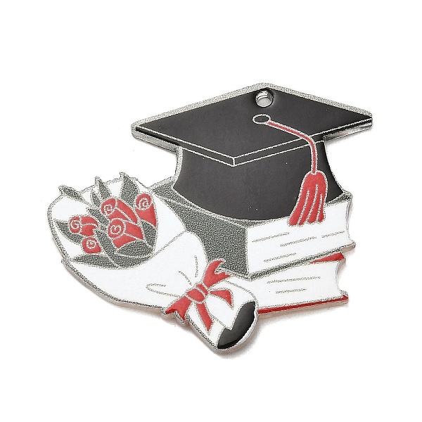 PandaHall Teachers' Day Double-sided Printed Acrylic Pendants, Doctoral Cap, Hat, 33x39x2mm, Hole: 1.8mm Acrylic Hat
PandaHall Teachers' Day Double-sided Printed Acrylic Pendants, Doctoral Cap, Hat, 33x39x2mm, Hole: 1.8mm Acrylic Hat