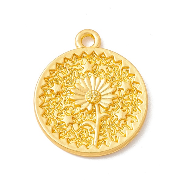 PandaHall Alloy Pendant, Flat Round with Sunflower, Matte Gold Color, 20x18x2mm, Hole: 1.5mm Alloy Flat Round
PandaHall Alloy Pendant, Flat Round with Sunflower, Matte Gold Color, 20x18x2mm, Hole: 1.5mm Alloy Flat Round