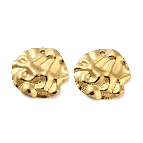 PandaHall 304 Stainless Steel Pendants, Textured, Flat Round Charm, Real 18K Gold Plated, 17x18x2mm, Hole: 1mm 304 Stainless Steel Flat...
PandaHall 304 Stainless Steel Pendants, Textured, Flat Round Charm, Real 18K Gold Plated, 17x18x2mm, Hole: 1mm 304 Stainless Steel Flat...