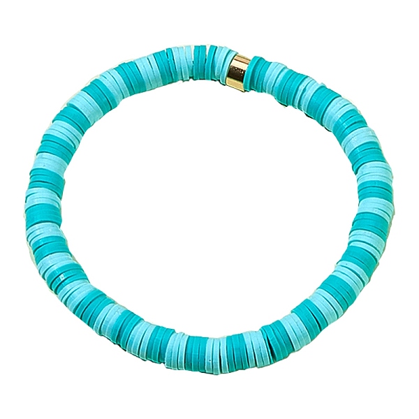 PandaHall Polymer Clay Heishi Surfer Stretch Bracelet with 304 Stainless Steel Beaded, Preppy Bracelet, Aquamarine, Inner Diameter: 2 inch..., Green
PandaHall Polymer Clay Heishi Surfer Stretch Bracelet with 304 Stainless Steel Beaded, Preppy Bracelet, Aquamarine, Inner Diameter: 2 inch..., Green
