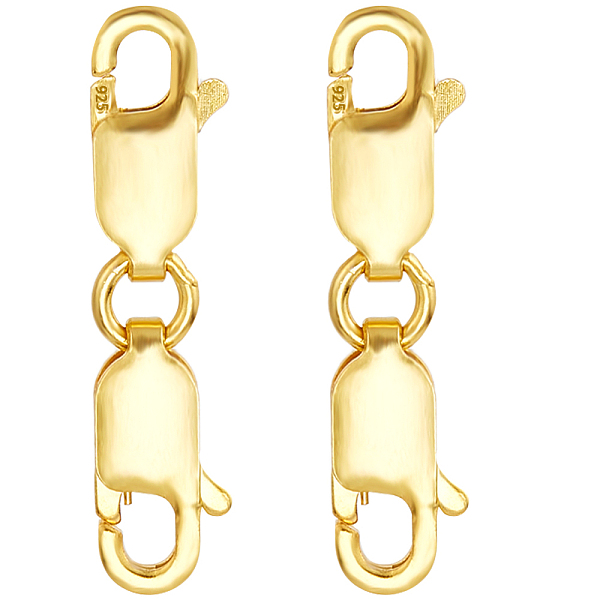 PandaHall SUNNYCLUE 1 Box 925 Sterling Silver Necklace Extender Clasp Clasps Extender Double Lobster Clasps Bracelet Extender Necklace...
PandaHall SUNNYCLUE 1 Box 925 Sterling Silver Necklace Extender Clasp Clasps Extender Double Lobster Clasps Bracelet Extender Necklace...