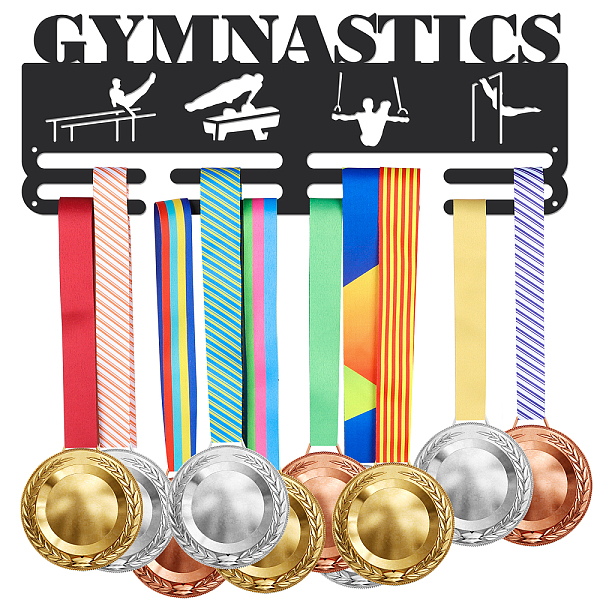 PandaHall Fashion Iron Medal Hanger Holder Display Wall Rack, with Screws, Word Gymnastics, Sports Themed Pattern, 150x400mm Iron Sports..., Black
PandaHall Fashion Iron Medal Hanger Holder Display Wall Rack, with Screws, Word Gymnastics, Sports Themed Pattern, 150x400mm Iron Sports..., Black