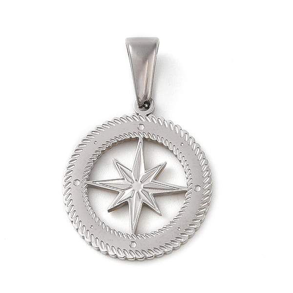 PandaHall 304 Stainless Steel Pendants, Flat Round with Star Charm, Stainless Steel Color, 20x18x1.5mm, Hole: 7.8x3.5mm 304 Stainless Steel...
PandaHall 304 Stainless Steel Pendants, Flat Round with Star Charm, Stainless Steel Color, 20x18x1.5mm, Hole: 7.8x3.5mm 304 Stainless Steel...