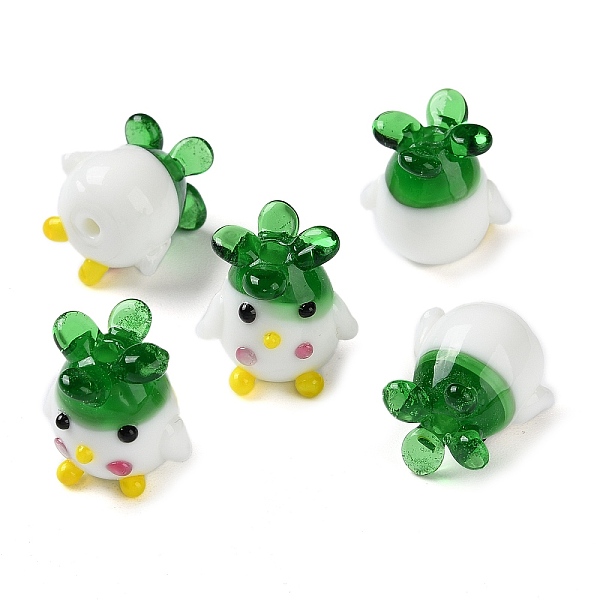 PandaHall Handmade Lampwork Beads Strands, Chick, Green, 16~17x17~17.5x14~14.5mm, Hole: 2.2mm, about 30pcs/strand, 18.50''~18.90''(47~48cm)...
PandaHall Handmade Lampwork Beads Strands, Chick, Green, 16~17x17~17.5x14~14.5mm, Hole: 2.2mm, about 30pcs/strand, 18.50''~18.90''(47~48cm)...