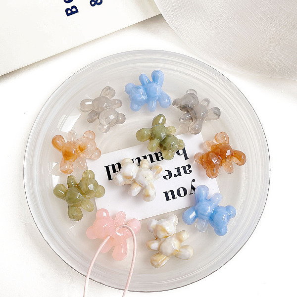 PandaHall Opaque Acrylic Beads, Bear, Mixed Color, 30.4x32.2x15.4mm, Hole: 4.2mm Acrylic Bear Multicolor
PandaHall Opaque Acrylic Beads, Bear, Mixed Color, 30.4x32.2x15.4mm, Hole: 4.2mm Acrylic Bear Multicolor