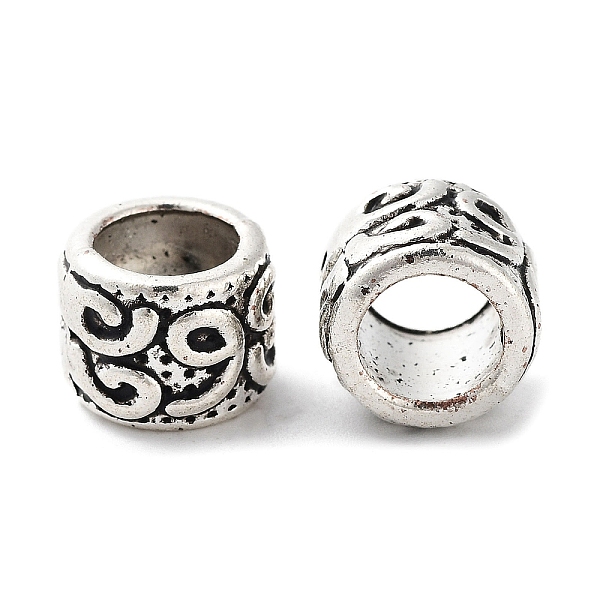 PandaHall Tibetan Style Alloy European Beads, Large Hole Beads, Cadmium Free & Lead Free, Column, Antique Silver, 10x8mm, Hole: 6.5mm, about...
PandaHall Tibetan Style Alloy European Beads, Large Hole Beads, Cadmium Free & Lead Free, Column, Antique Silver, 10x8mm, Hole: 6.5mm, about...