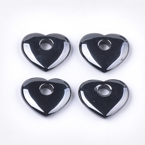 PandaHall Non-magnetic Synthetic Hematite Pendants, Heart, 29.5x30x8mm, Hole: 8mm Non-magnetic Hematite Heart
PandaHall Non-magnetic Synthetic Hematite Pendants, Heart, 29.5x30x8mm, Hole: 8mm Non-magnetic Hematite Heart