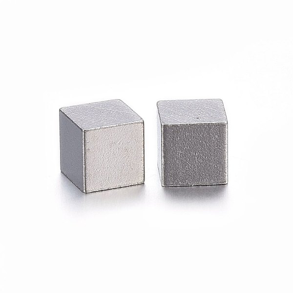 PandaHall 201 Stainless Steel Beads, No Hole/Undrilled, Cube, Stainless Steel Color, 5x5x5mm 201 Stainless Steel Cube
PandaHall 201 Stainless Steel Beads, No Hole/Undrilled, Cube, Stainless Steel Color, 5x5x5mm 201 Stainless Steel Cube