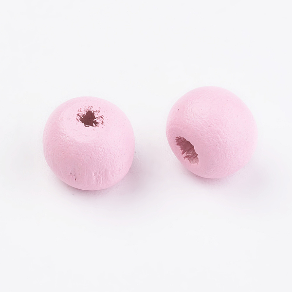PandaHall Natural Wood Beads, Dyed, Round, Pink, 8x7mm, Hole: 2~3mm, about 2770pcs/500g Wood Round Pink
PandaHall Natural Wood Beads, Dyed, Round, Pink, 8x7mm, Hole: 2~3mm, about 2770pcs/500g Wood Round Pink