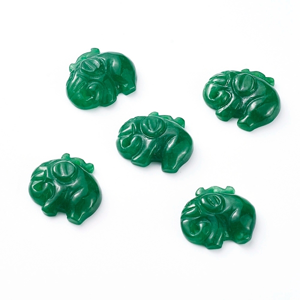 PandaHall Natural Myanmar Jade/Burmese Jade Pendants, Dyed, Elephant, 19x20x6mm, Hole: 1.2mm Myanmar Jade Elephant
PandaHall Natural Myanmar Jade/Burmese Jade Pendants, Dyed, Elephant, 19x20x6mm, Hole: 1.2mm Myanmar Jade Elephant