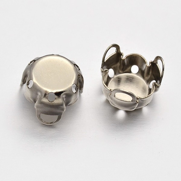 PandaHall Round Brass Sew on Prong Settings, Claw Settings for Pointed Back Rhinestone, Platinum, 10x0.2mm, Fit for 10mm cabochon, about...
PandaHall Round Brass Sew on Prong Settings, Claw Settings for Pointed Back Rhinestone, Platinum, 10x0.2mm, Fit for 10mm cabochon, about...